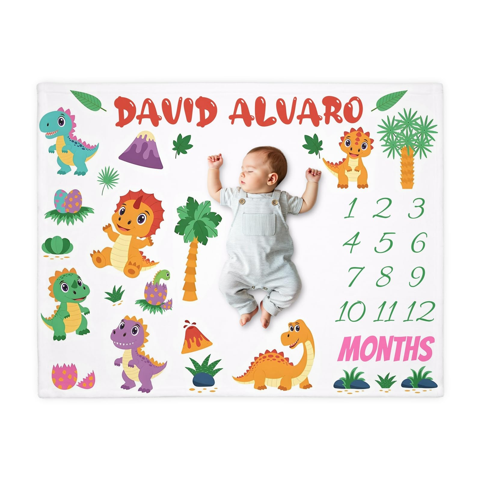 VIKAMA Dinosaur Themed Baby Mi - Baby Nursery Mat ulasan dan harga