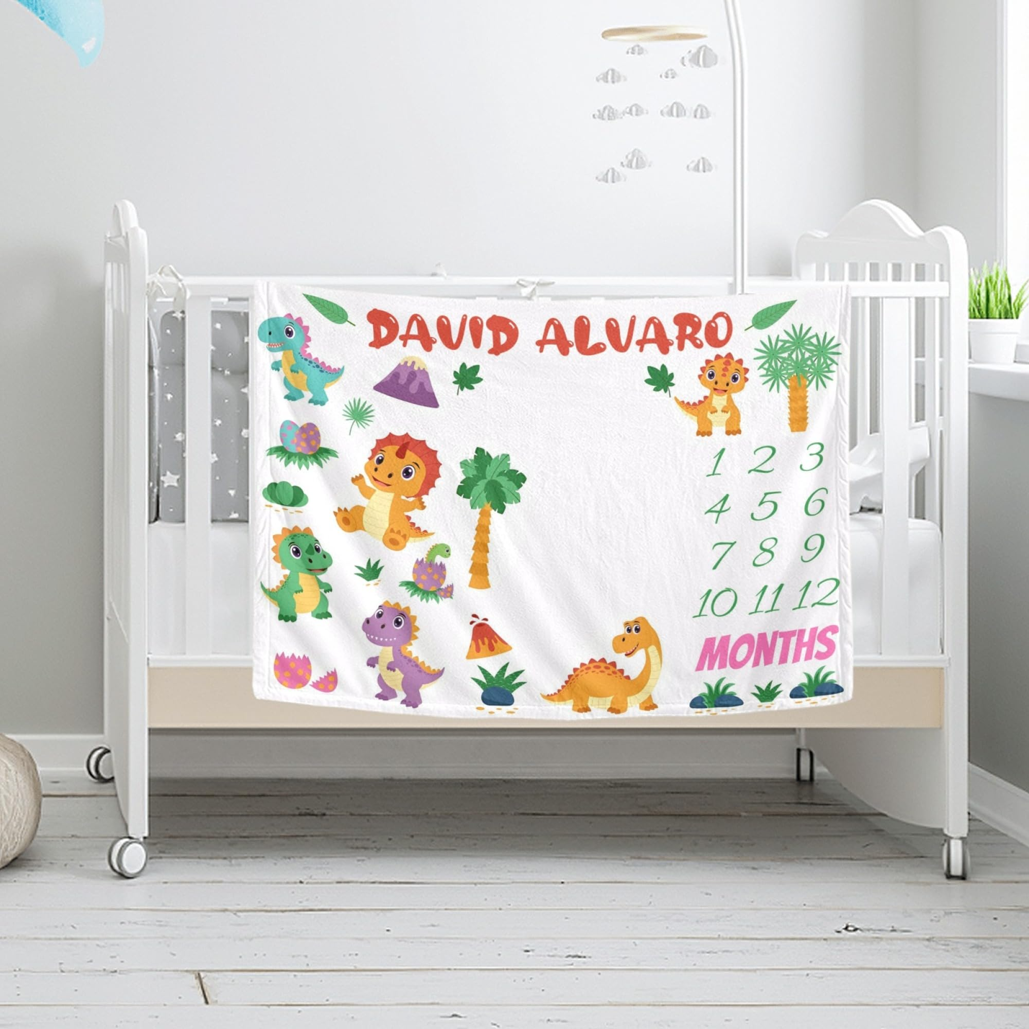 VIKAMA Dinosaur Themed Baby Mi - Baby Nursery Mat ulasan dan harga