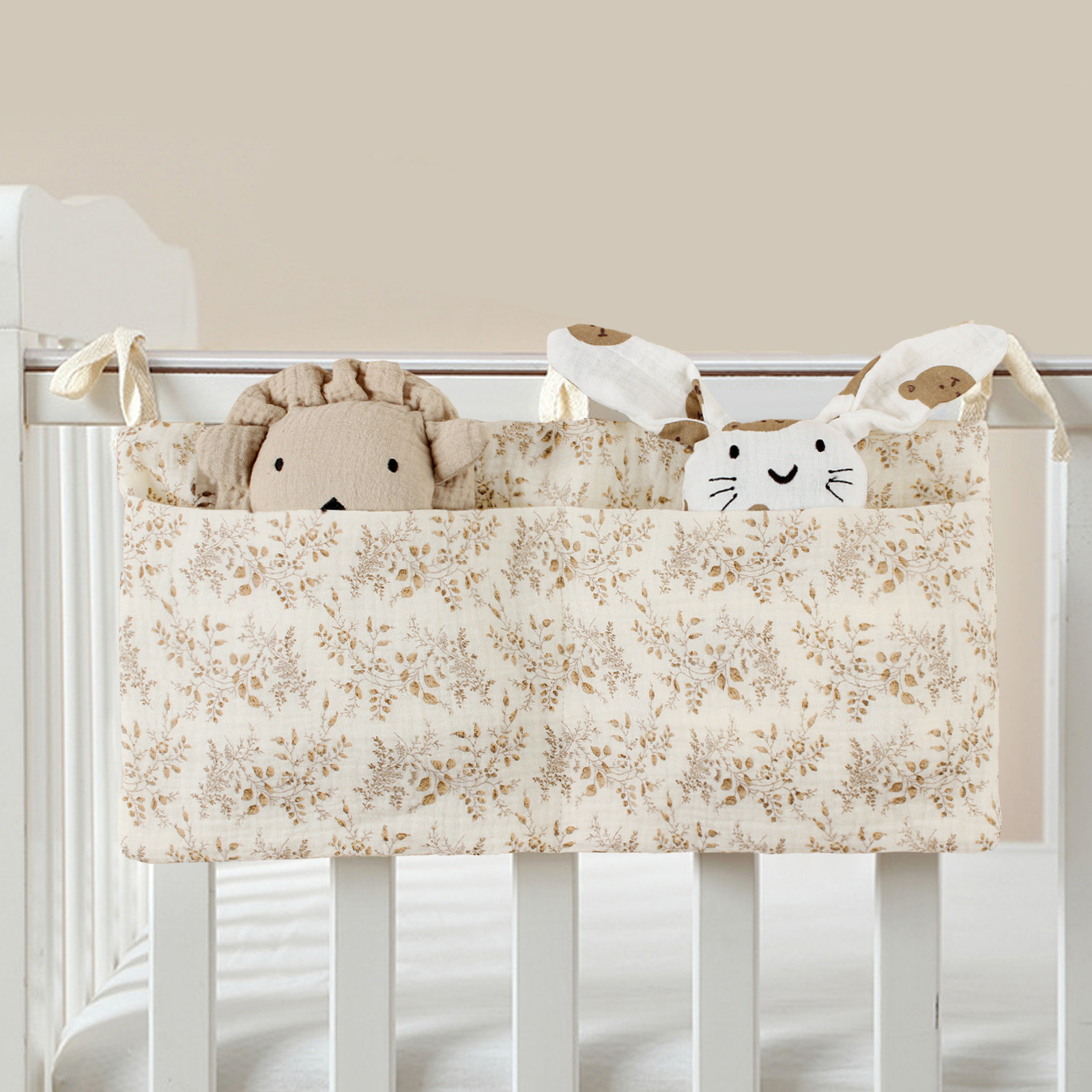 New Cotton Bedside Diaper Bag  - Baby Nursery Trolley ulasan dan harga
