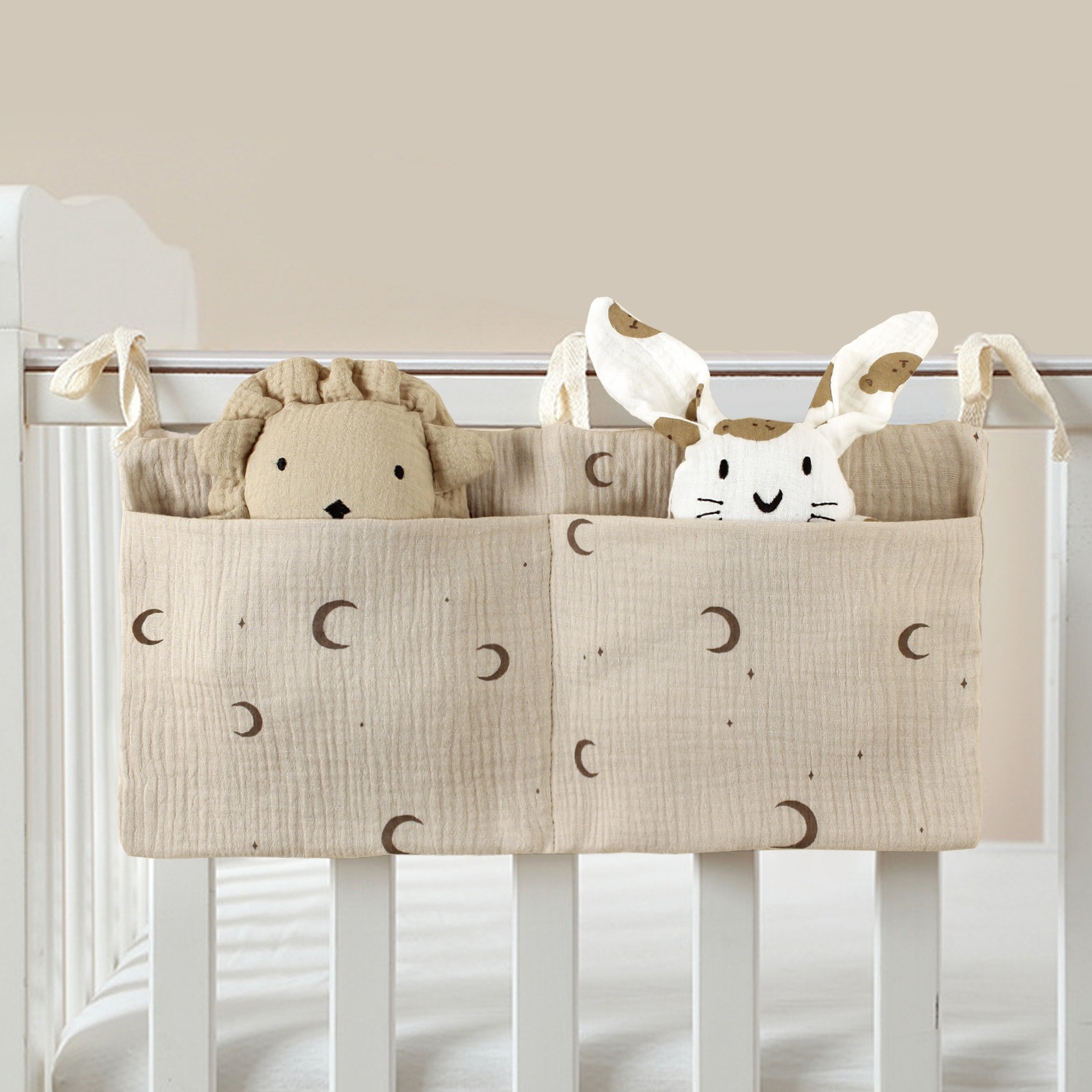 New Cotton Bedside Diaper Bag  - Baby Nursery Trolley ulasan dan harga
