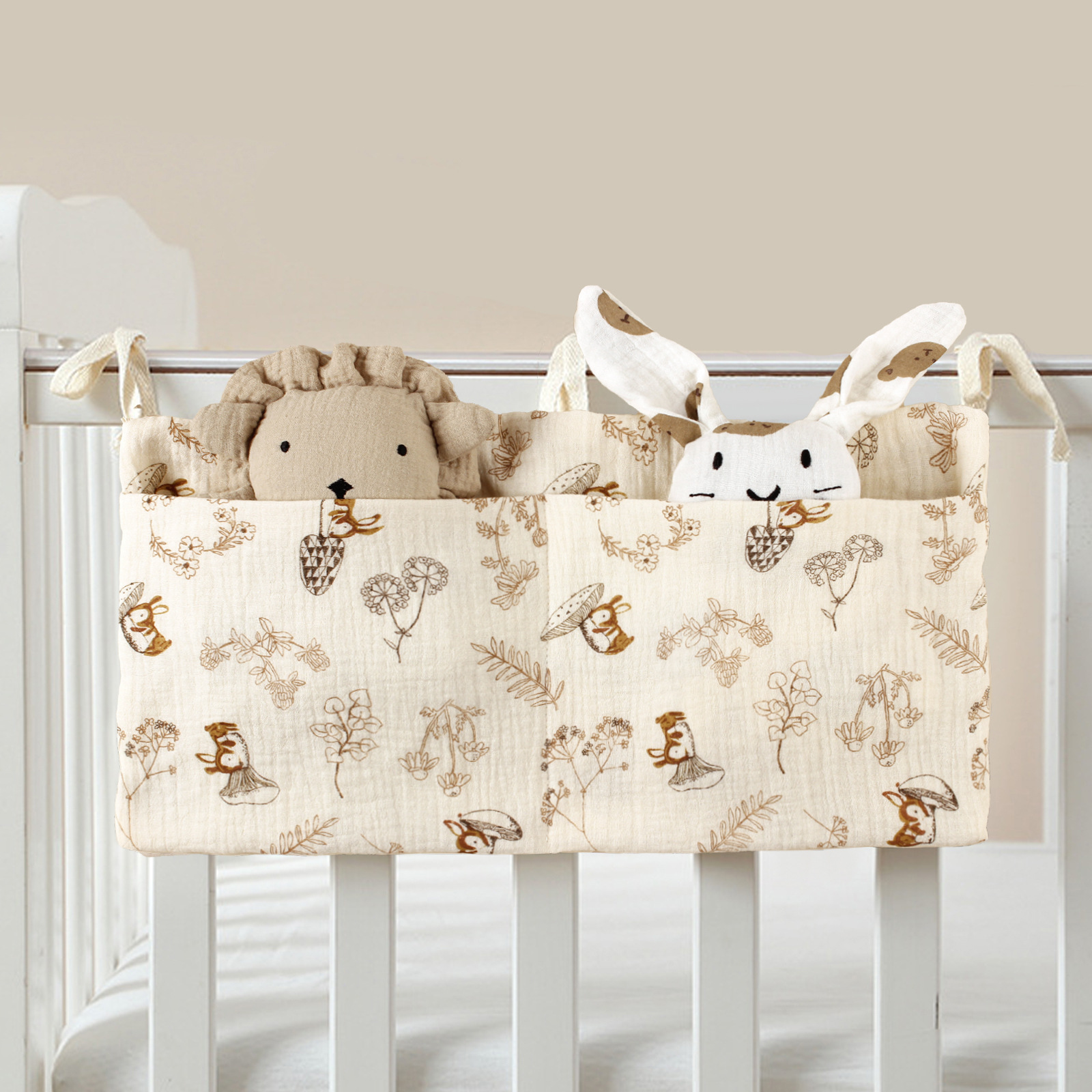 New Cotton Bedside Diaper Bag  - Baby Nursery Trolley ulasan dan harga