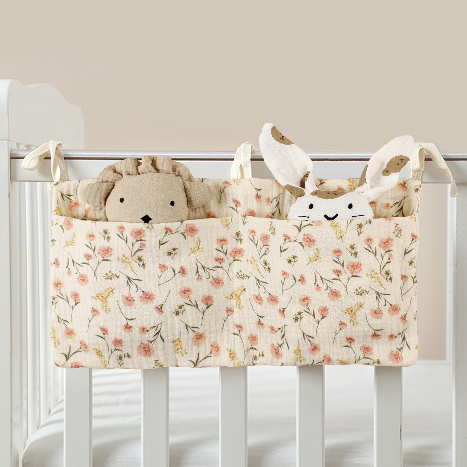New Cotton Bedside Diaper Bag  - Baby Nursery Trolley ulasan dan harga