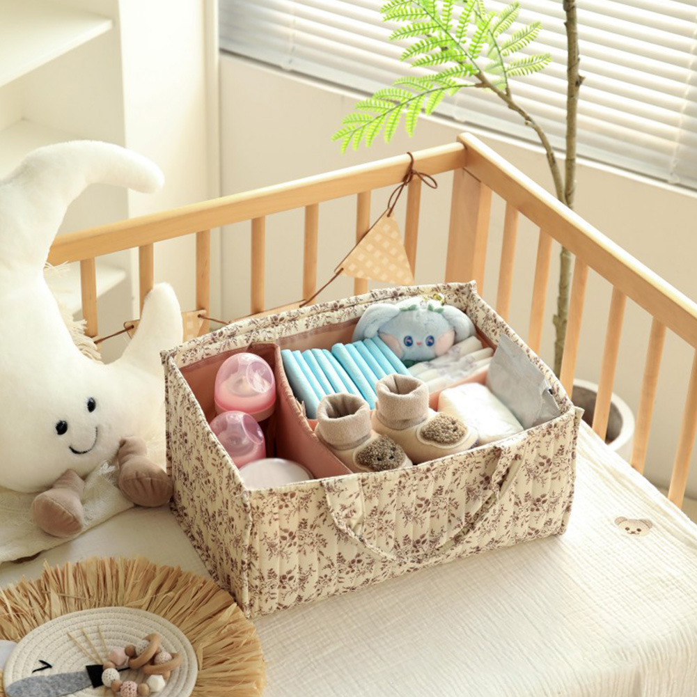 Floral Nursery Storage Basket  - Baby Nursery Must Haves ulasan dan harga