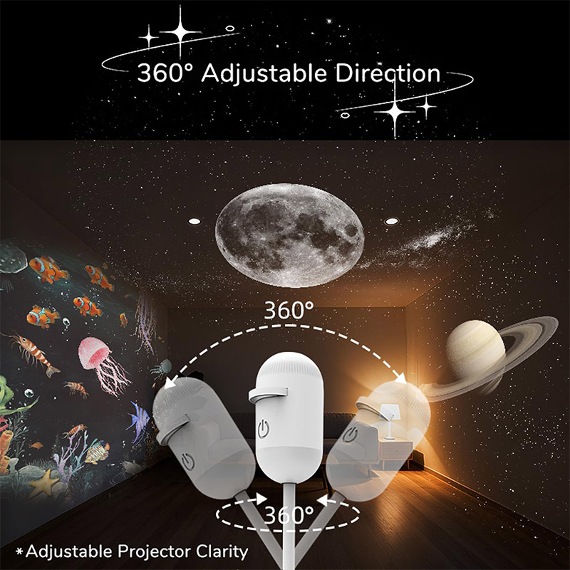 2-in-1 Mini Galaxy Star Projec - Night Light Projector Stars ulasan dan harga