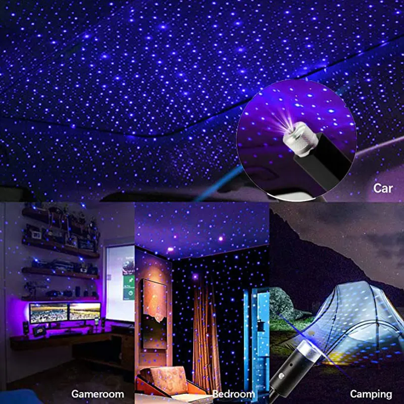 1/2X Romantic LED Starry Sky N - Night Light Projector Stars ulasan dan harga