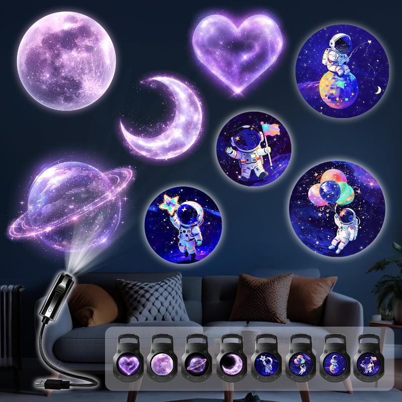 LED USB Projector Light 8pcs P - Night Light Projector Stars ulasan dan harga