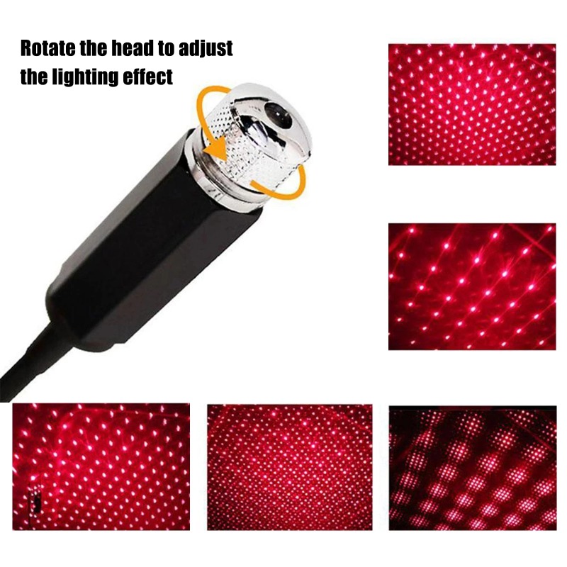 Car Romantic LED Starry Sky Ni - Night Light Projector Stars ulasan dan harga