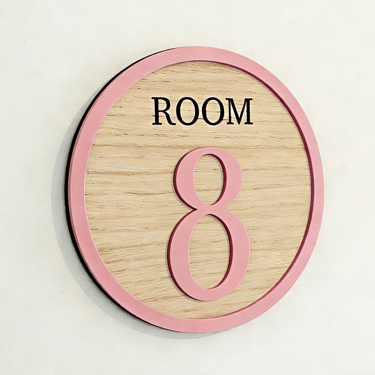 1Pc Cutom Room Number Wooden A - Baby Nursery Decorations ulasan dan harga