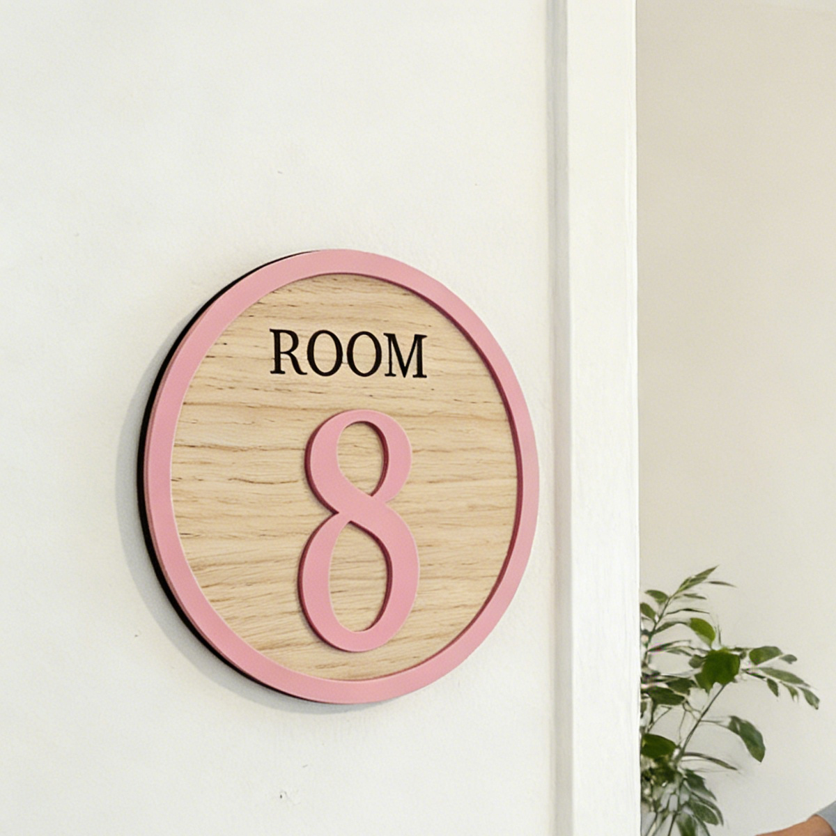 1Pc Cutom Room Number Wooden A - Baby Nursery Decorations ulasan dan harga