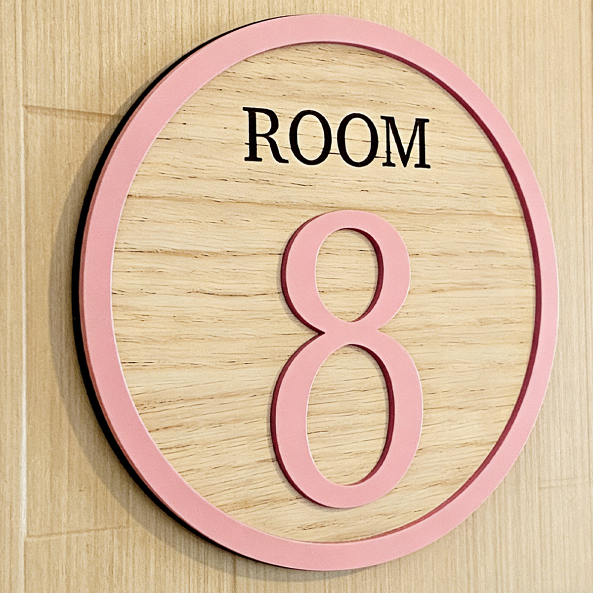 1Pc Cutom Room Number Wooden A - Baby Nursery Decorations ulasan dan harga