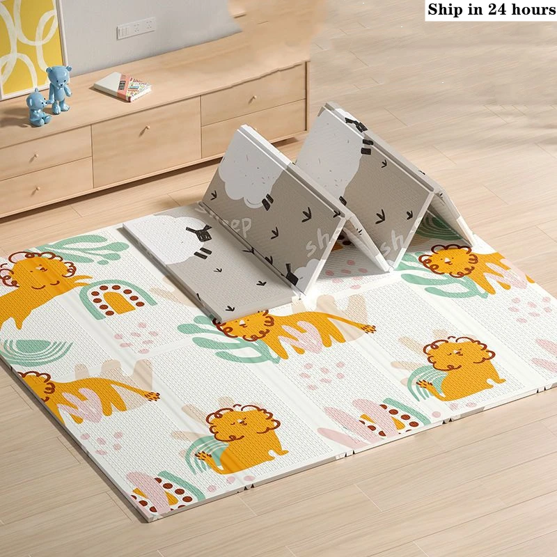 Baby Play Mats Foldable Xpe Pu - Baby Nursery Mat ulasan dan harga