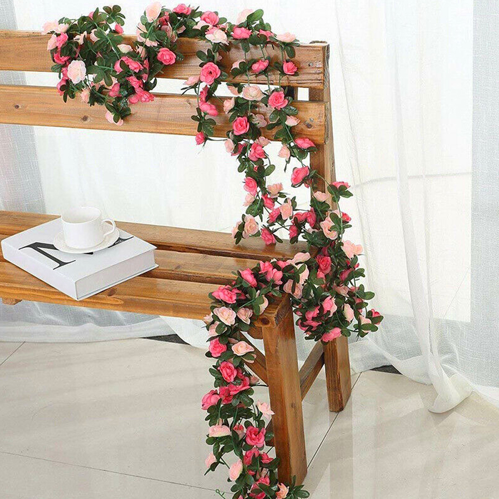 8.2ft Artificial Rose Garland  - Baby Nursery Decor Girl ulasan dan harga
