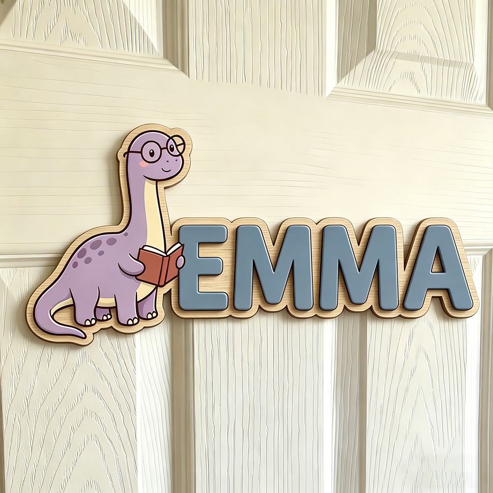 Whimsical Nerdy Dinosaur Custo - Baby Nursery Decorations ulasan dan harga