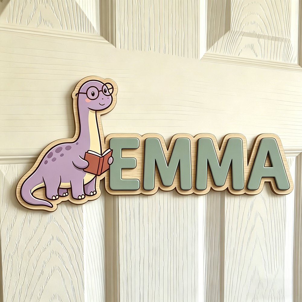 Whimsical Nerdy Dinosaur Custo - Baby Nursery Decorations ulasan dan harga