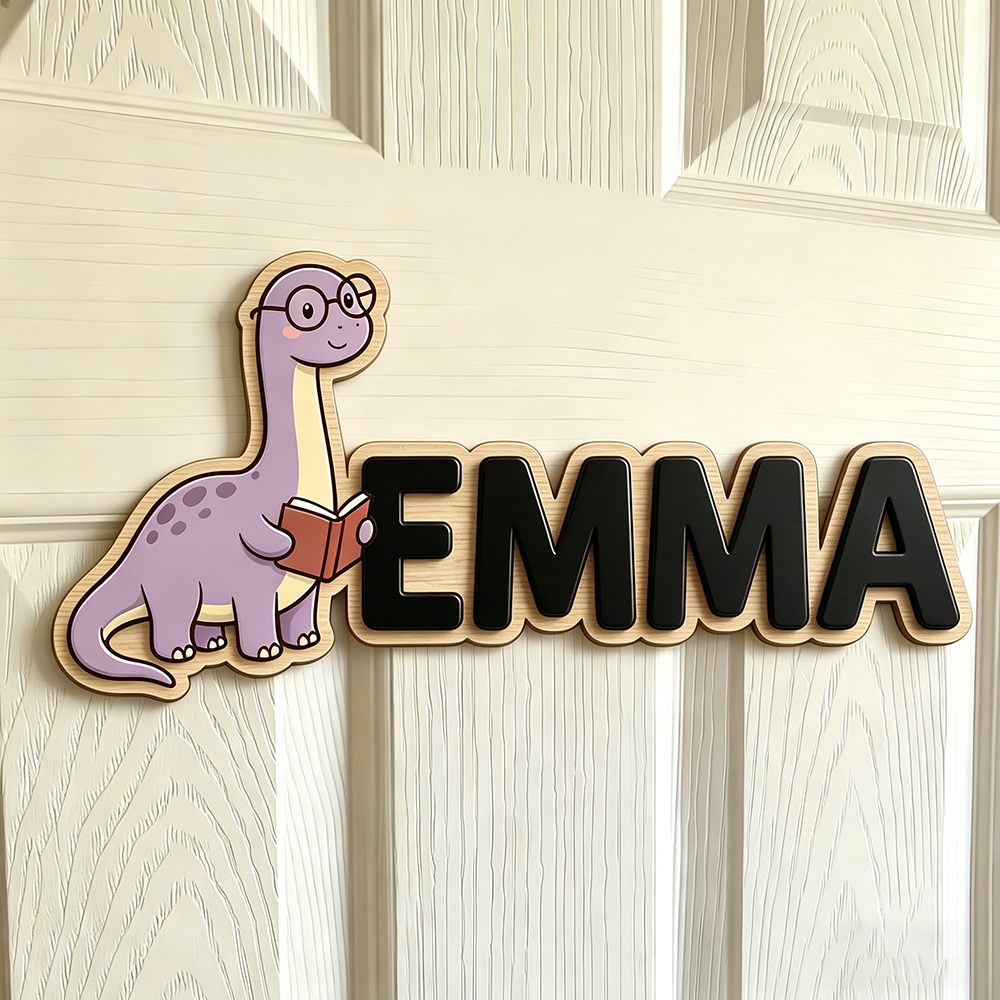 Whimsical Nerdy Dinosaur Custo - Baby Nursery Decorations ulasan dan harga