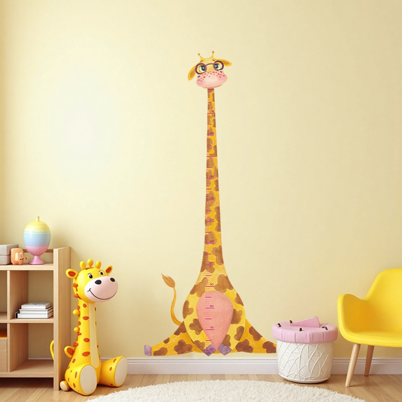 Giraffe Growth Chart Wall Stic - Baby Nursery Labels ulasan dan harga