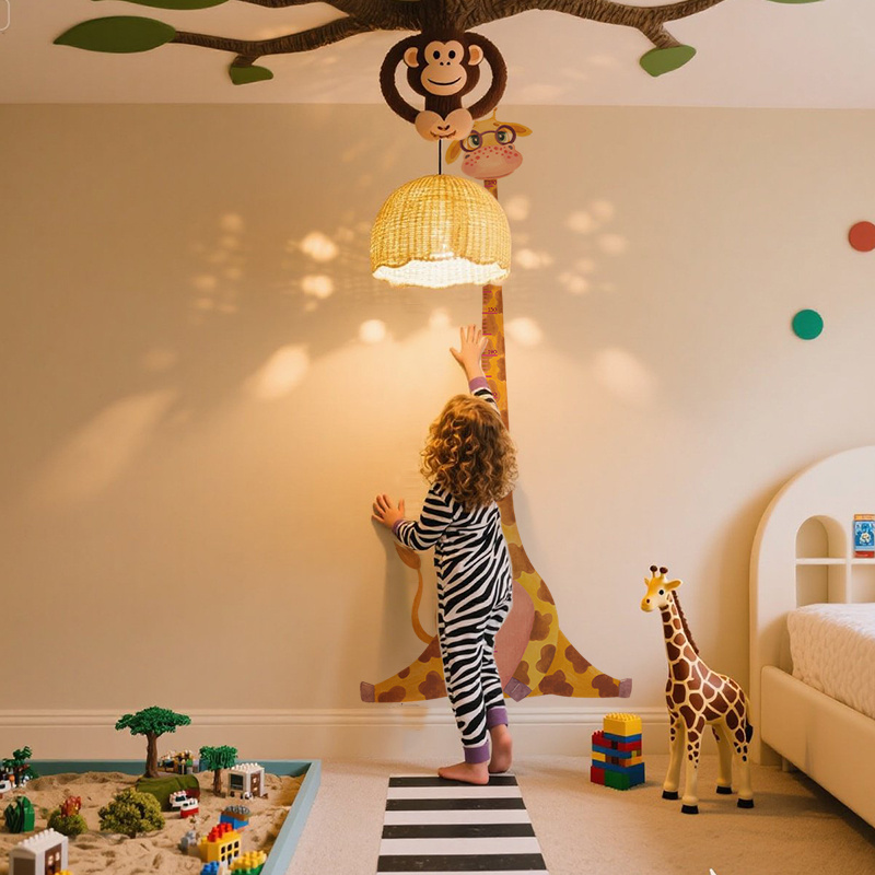 Giraffe Growth Chart Wall Stic - Baby Nursery Labels ulasan dan harga