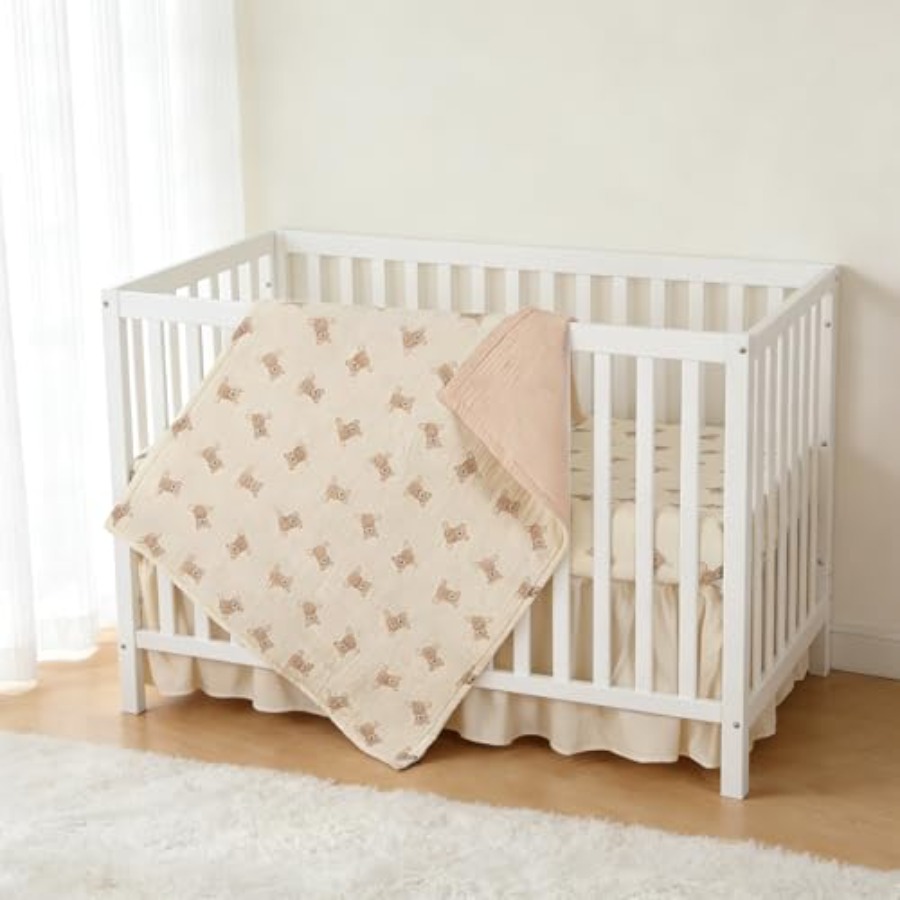 Organic Cotton Muslin Baby Cri - Baby Nursery Quilts ulasan dan harga