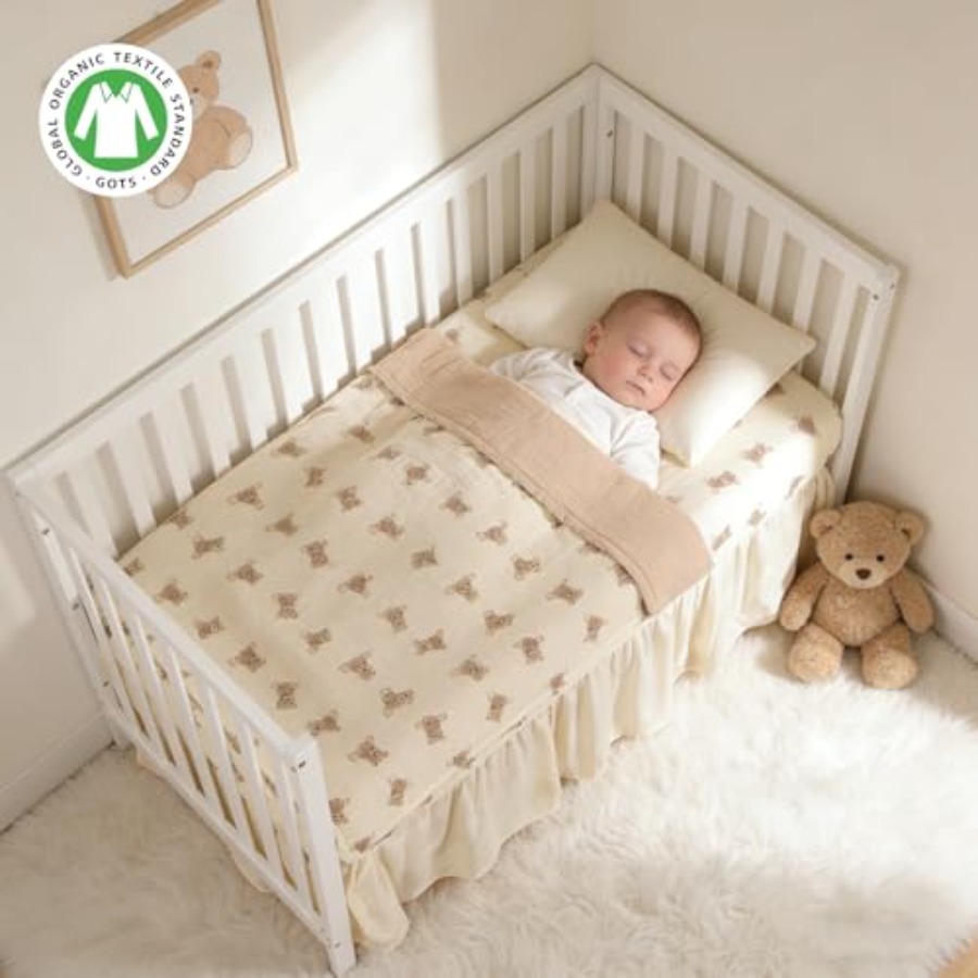 Organic Cotton Muslin Baby Cri - Baby Nursery Quilts ulasan dan harga