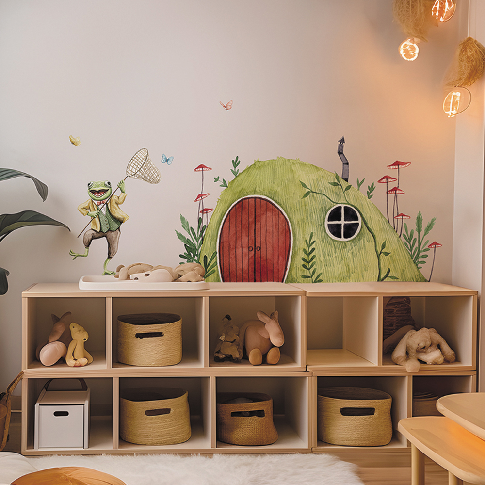 Boho Fabric Mushroom House  An - Baby Nursery Vintage Decor ulasan dan harga