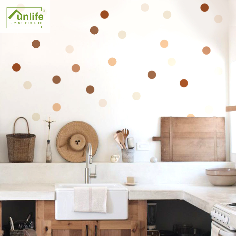 Creative Boho Polka Dot Wall S - Baby Nursery Vintage Decor ulasan dan harga