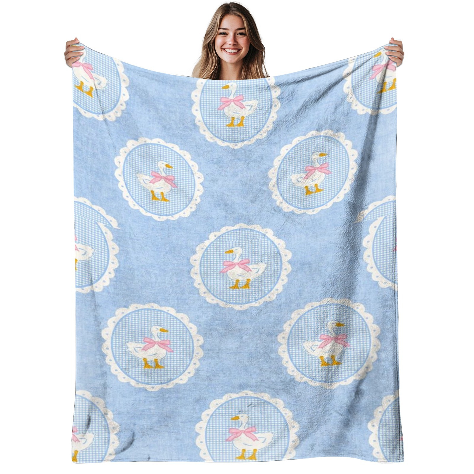 VIKAMA Gingham Blue Cottage Du - Baby Nursery Hospital ulasan dan harga