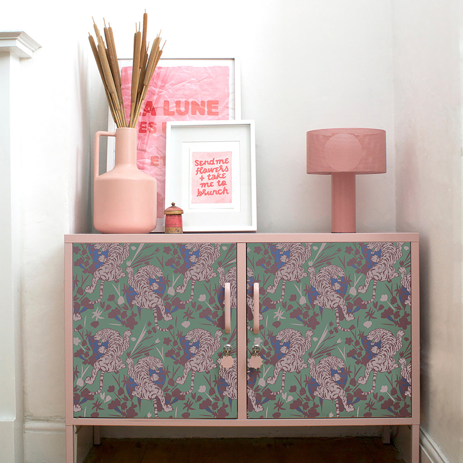 Woodland Tiger Peel and Stick  - Baby Nursery Peel And Stick Wallpaper ulasan dan harga