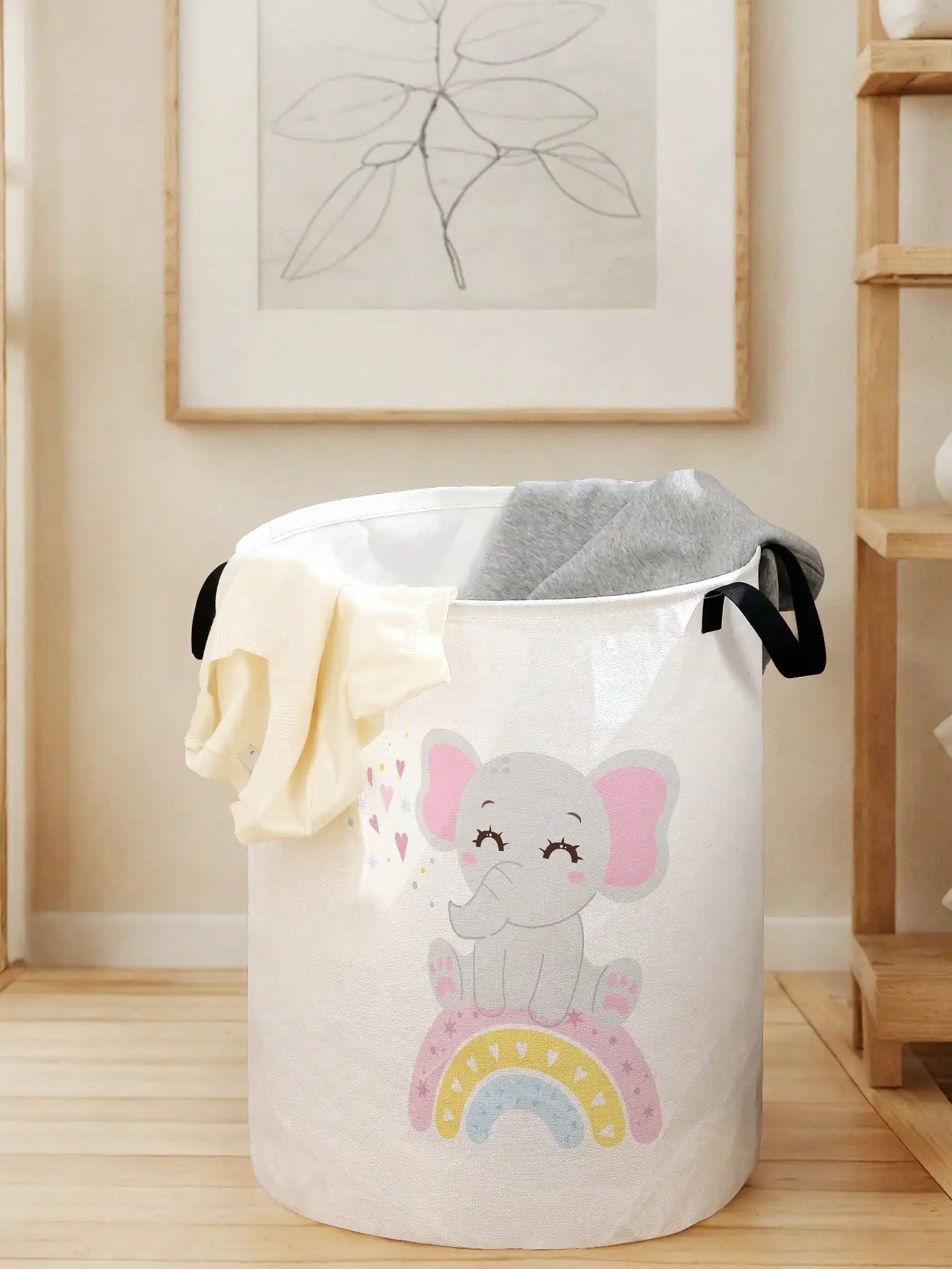 1pc Cute Elephant Pattern Fold - Baby Nursery Organizer ulasan dan harga