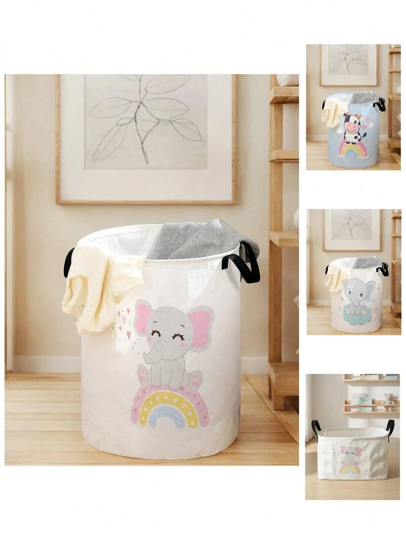 1pc Cute Elephant Pattern Fold - Baby Nursery Organizer ulasan dan harga