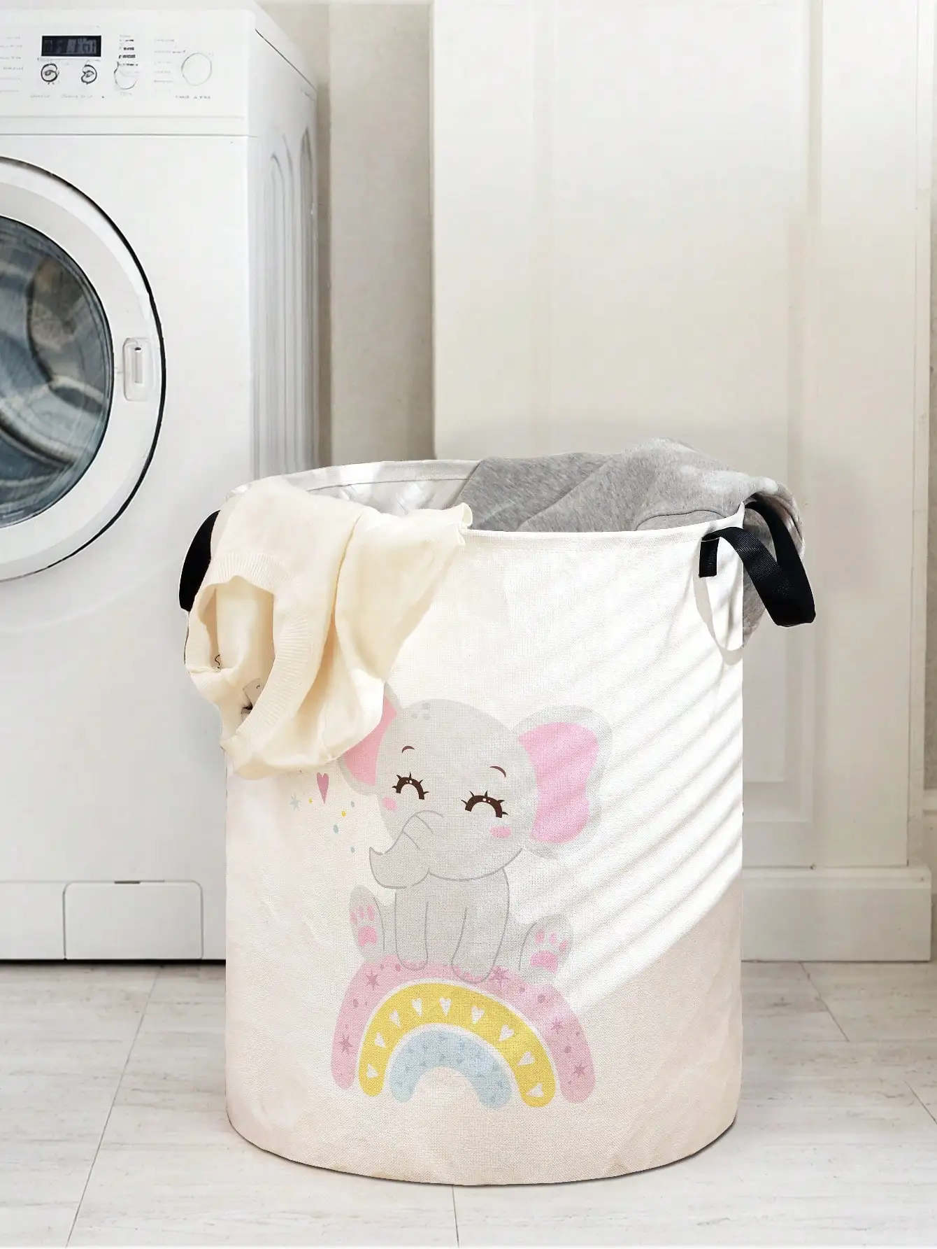 1pc Cute Elephant Pattern Fold - Baby Nursery Organizer ulasan dan harga