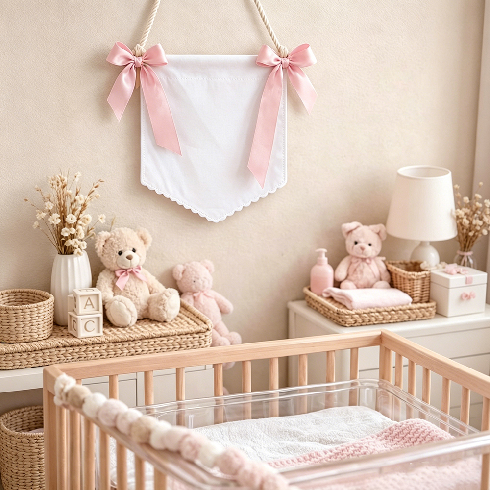 Baby Welcome Banner With Ribbo - Baby Nursery Hospital ulasan dan harga