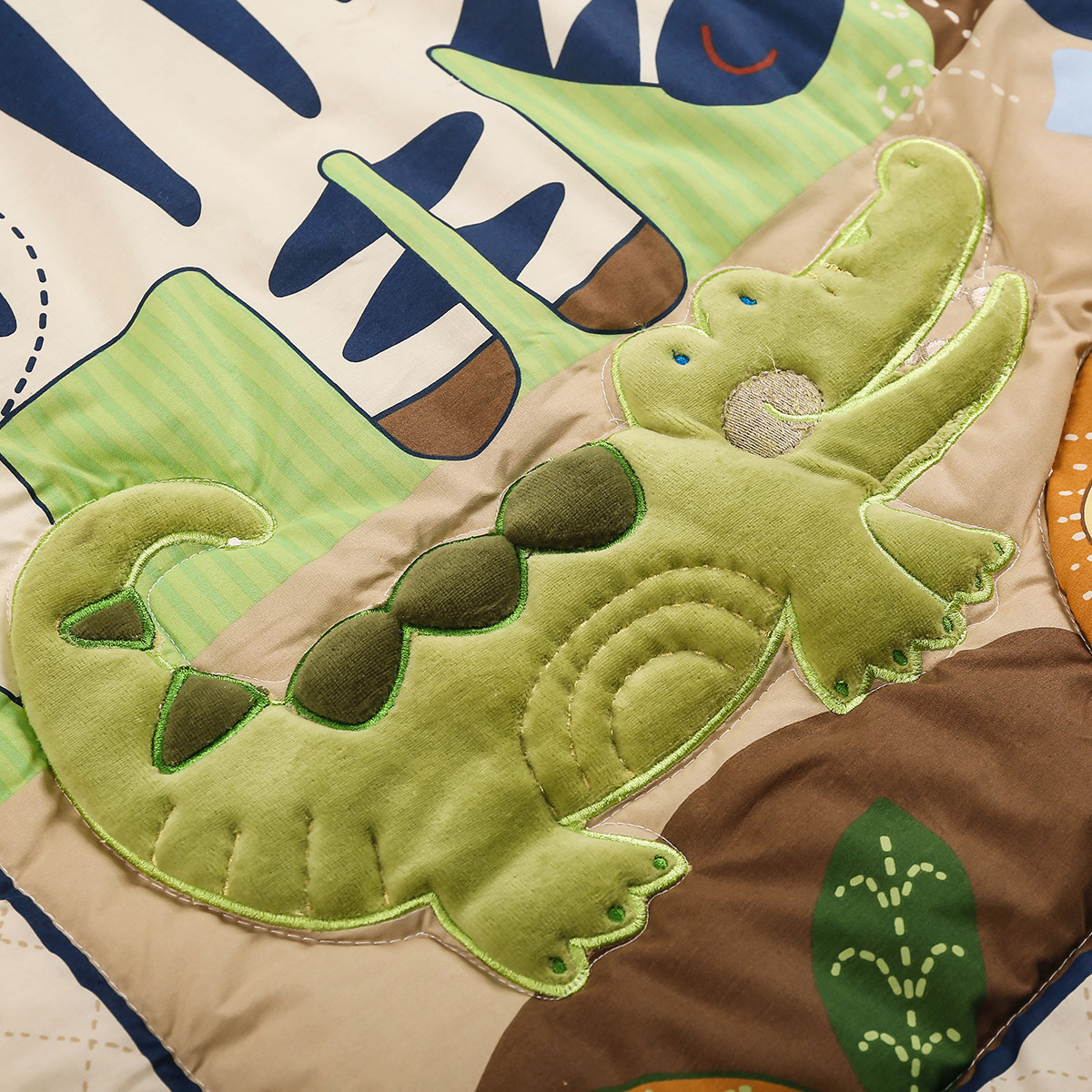 3Pcs Embroidered baby crib bed - Baby Nursery Quilts ulasan dan harga