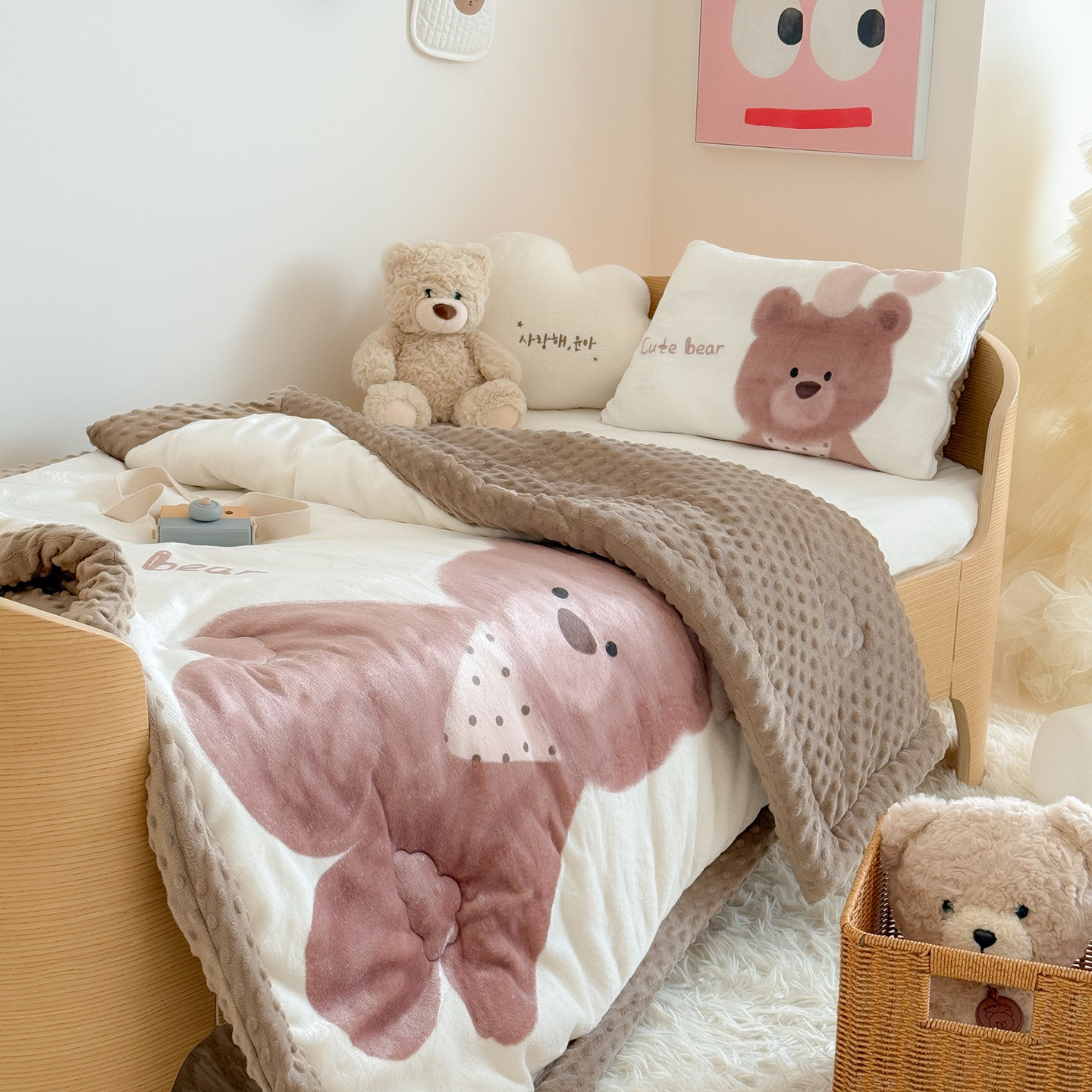 Cozy Panda Milk Velvet Comfort - Baby Nursery Quilts ulasan dan harga