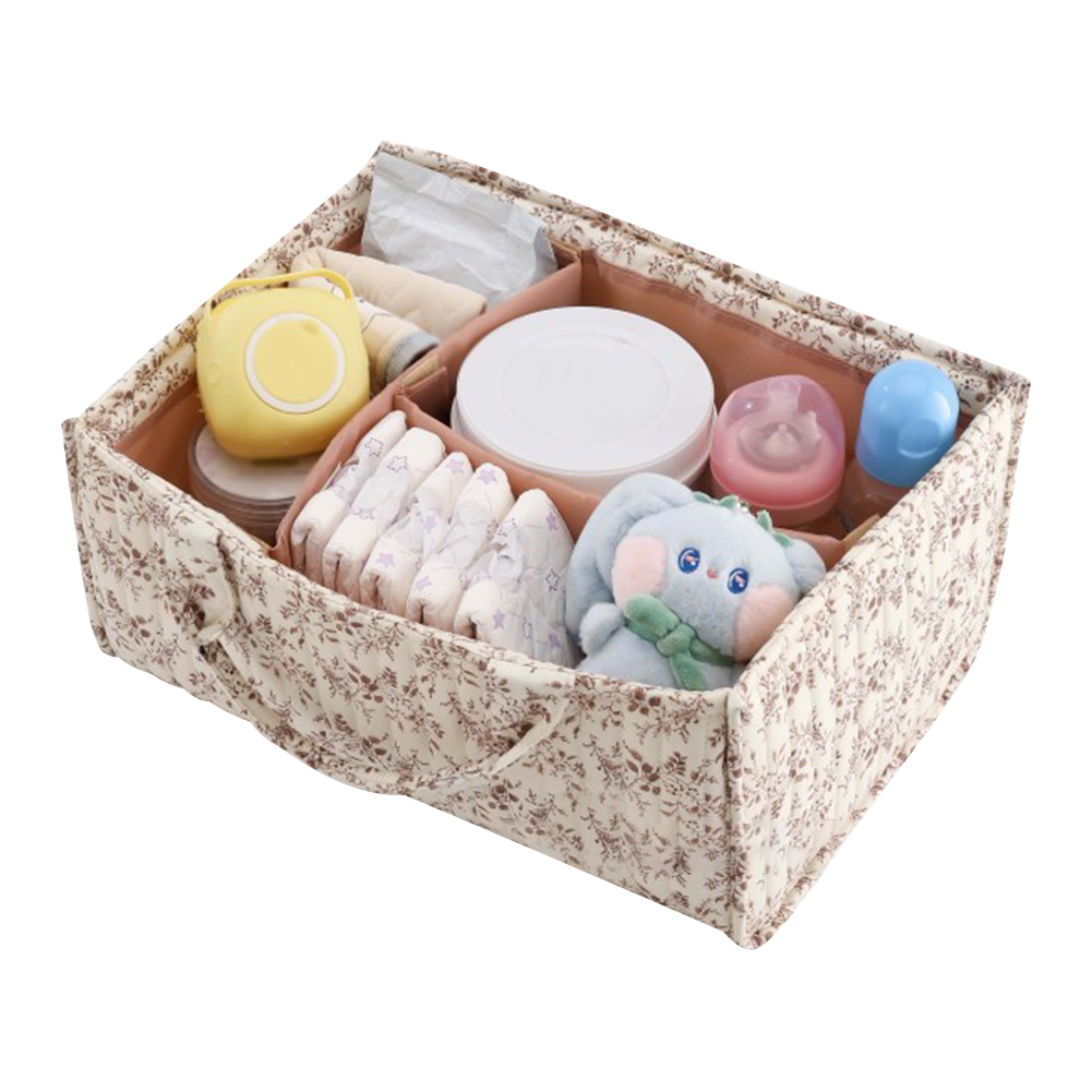 Floral Diaper Caddy Organizer  - Baby Nursery Must Haves ulasan dan harga