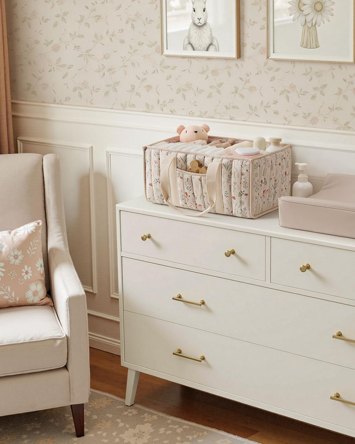 Diaper Caddy Organizer, Stylis - Baby Nursery Organizer ulasan dan harga