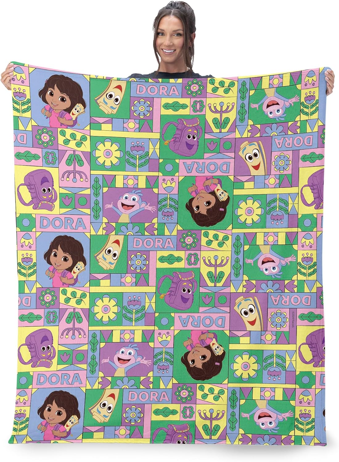 Dora the Explorer Throw Blanke - Baby Nursery Hospital ulasan dan harga