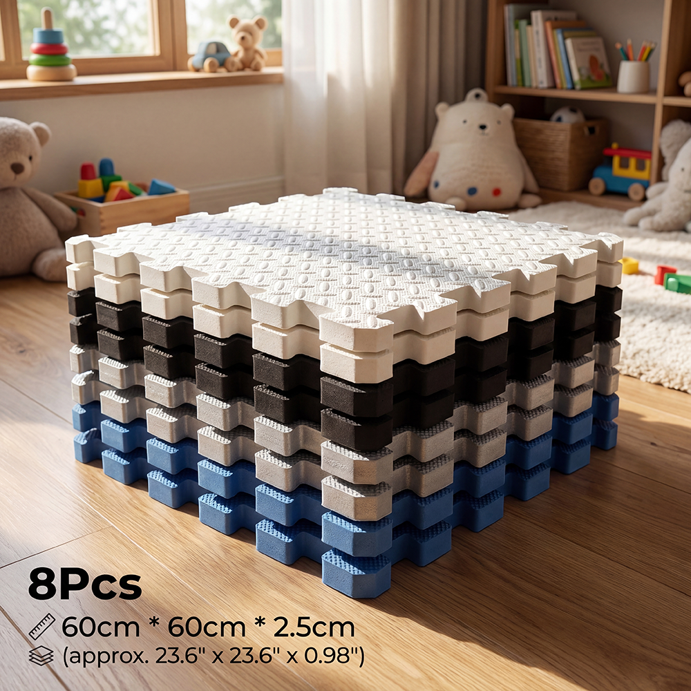 8Pcs Thickness 2.5cm Baby Play - Baby Nursery Mat ulasan dan harga