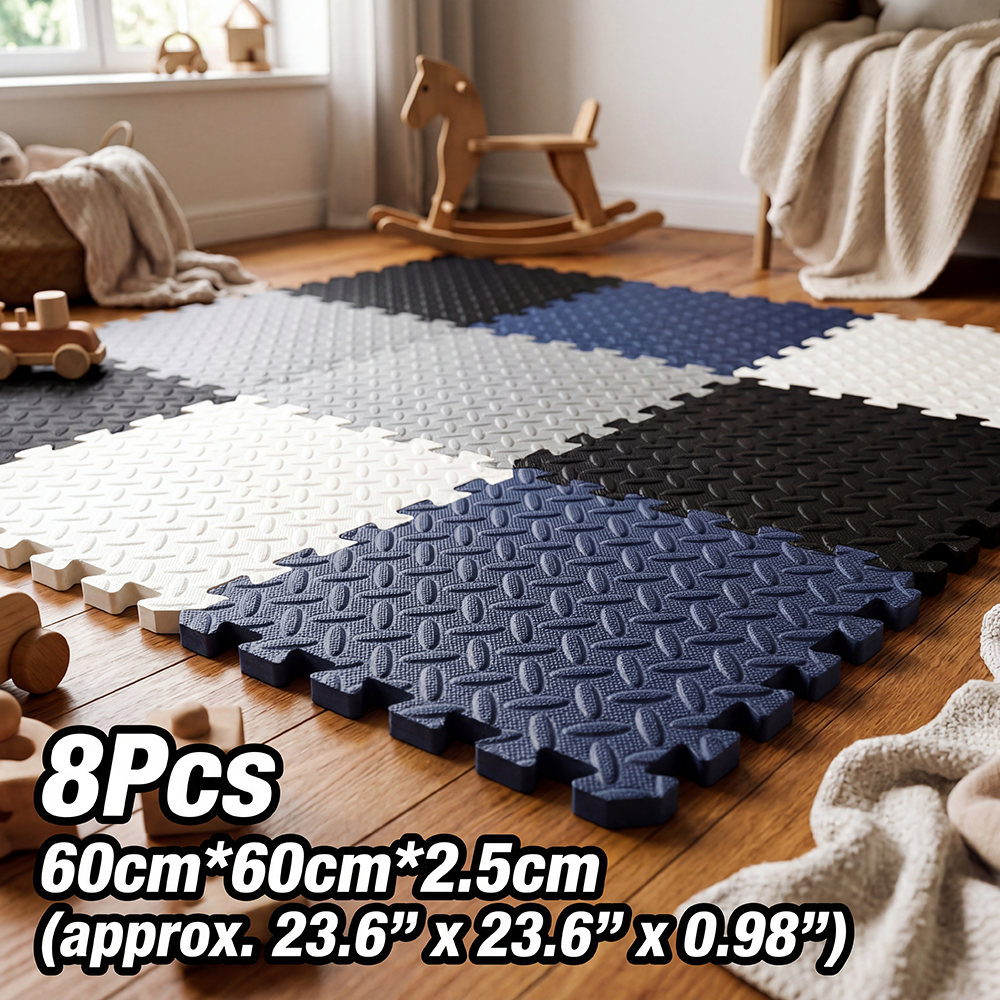 8Pcs Thickness 2.5cm Baby Play - Baby Nursery Mat ulasan dan harga