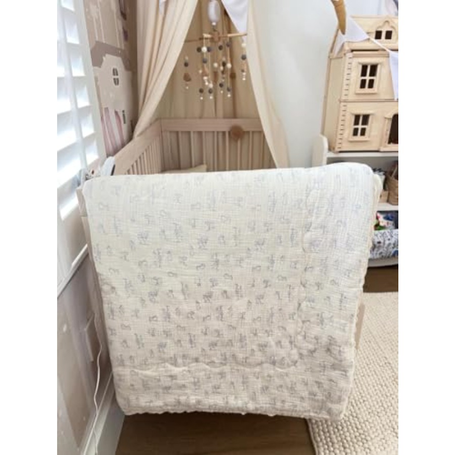 Baby Crib Quilt Cotton Muslin  - Baby Nursery Quilts ulasan dan harga