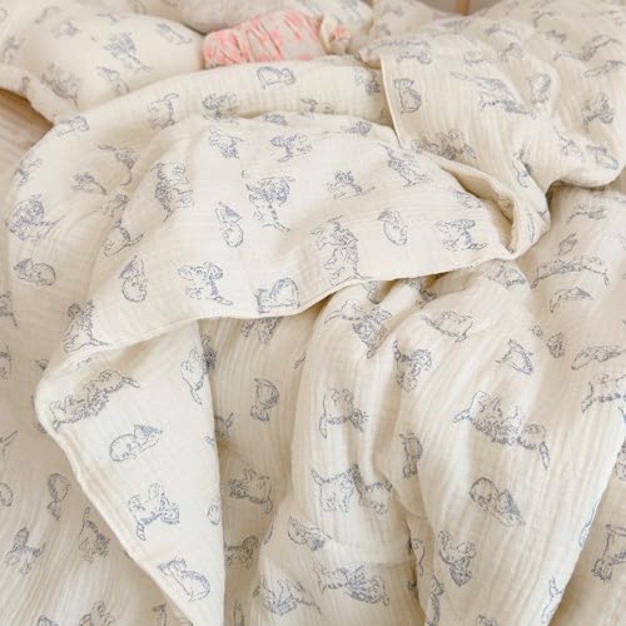 Baby Crib Quilt Cotton Muslin  - Baby Nursery Quilts ulasan dan harga