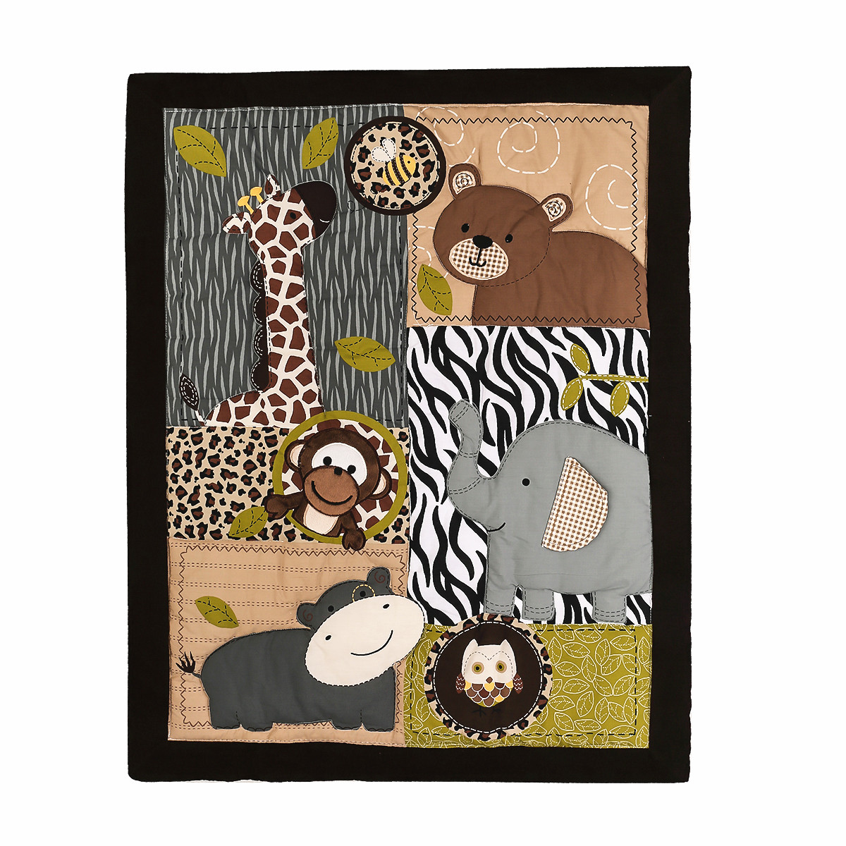 3Pcs Embroidered Newborn Baby  - Baby Nursery Quilts ulasan dan harga